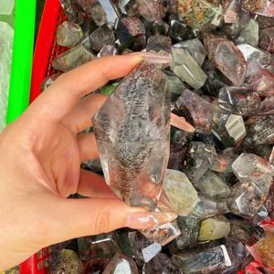 Offre Spéciale Naturel Jardin <span class=keywords><strong>Quartz</strong></span> Forme Libre <span class=keywords><strong>Fantôme</strong></span> Cristal <span class=keywords><strong>Fantôme</strong></span> <span class=keywords><strong>Quartz</strong></span> Forme Libre pour Cadeau Décor - Product Image 4