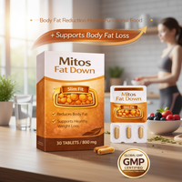 Complément Minceur Naturel pour Adultes : Réduction de la Graisse Corporelle, Garcinia Cambogia, Extrait de Thé Vert, Comprimés de Perte de Poids Mitos Flex Mitos