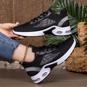 Zapatillas Deportivas Salaar para Mujer, Primavera 2026, Nuevas, con Cordones, Diseño a Rayas, Transpirables, con Malla en la Parte Superior y Suela de PVC - Product Image 2