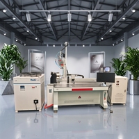 Plateforme de machine de trempage laser à fibre 5 axes, machine automatique de durcissement de surface pour moules métalliques, arbres et engrenages, avec support et échantillon gratuit pour test
