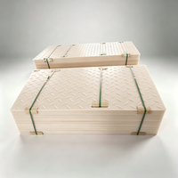 Tapis de protection de sol en HDPE 4x8 pieds, tapis d'accès antidérapant, tapis de passage temporaire, plaque routière robuste