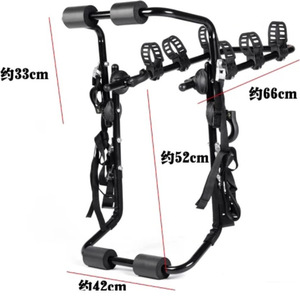 Installation rapide universel 3-supports de montage de <span class=keywords><strong>coffre</strong></span> de vélo support de vélo support de stockage supports de <span class=keywords><strong>voiture</strong></span> arrière - Product Image 4