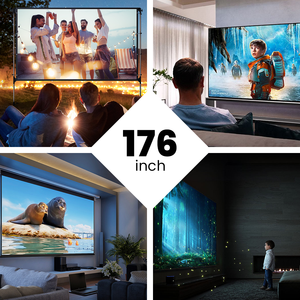 Máy Chiếu Mini YG430 Native 1080P, Máy Chiếu Di Động Với Zoom Kỹ Thuật Số Và Âm Thanh Nổi HiFi Máy Chiếu Rạp Hát Gia Đình Tốt Nhất Với 220 ANSI - Product Image 6