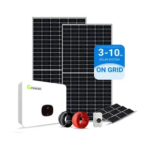 Grid Gebonden Zonnestelsel Prijs 5kw 10kw 20kw Fotovoltaïsche Paneel 10kw Zonnepaneel Systeem Voor Thuis