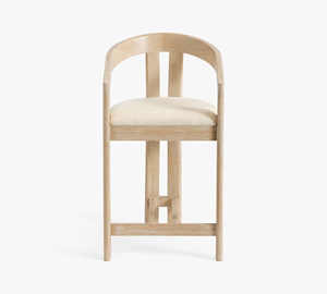 Meubles de cuisine intérieurs de luxe, tabourets de comptoir en bois de chêne, chaises de <span class=keywords><strong>bar</strong></span> modernes en bois - Product Image 4