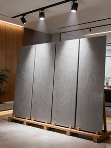 กระเบื้องหินอ่อนขัดเงาทรงสี่เหลี่ยมผืนผ้า ลุยส์ พอล สำหรับโครงการวิศวกรรม บ้าน กระเบื้องพอร์ซเลนลายหินอ่อน 750x1500 - Product Image 6