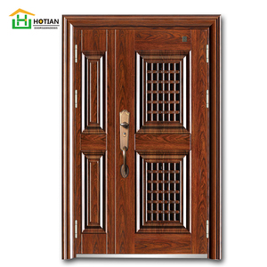 2020 fabricante de China de acero Exterior apartamento de puerta principal de la puerta de diseño de puerta de acero inoxidable - Product Image 5