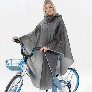 Manteau de pluie de <span class=keywords><strong>vélo</strong></span> pour hommes et femmes, <span class=keywords><strong>Cape</strong></span> de pluie en Poncho, à capuche, coupe-vent, housse de Scooter mobile - Product Image 2
