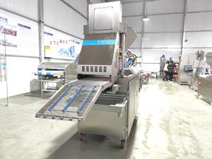 Máquina Automática Industrial para Hacer Hamburguesas de Carne con Banda Transportadora de 400 mm de Ancho, para Nuggets de Pollo y Pasteles de Pescado - Product Image 4