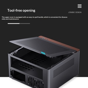Caja de Ordenador de Escritorio Mini-ITX de Aleación de Aluminio Qiao Si <span class=keywords><strong>Bo</strong></span> N10, Compacta, Portátil y Transpirable, Caja de <span class=keywords><strong>PC</strong></span> NV10 - Product Image 5