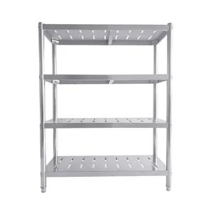 New Production Technology Punching Type Stainless Steel Kitchen Shelf Commercial Kitchen Storage Shelf/Rack
