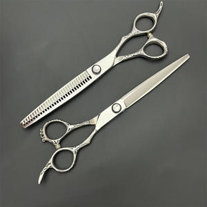 Tijeras para Mascotas Dragon Handle de 7 Pulgadas, Tijeras de Entresacar Profesionales para Perros, Acero Inoxidable L7 - Product Image 1