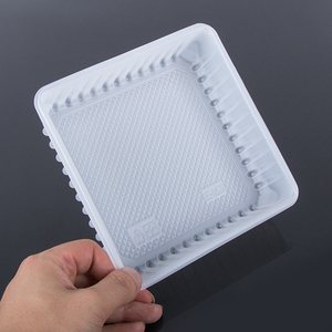 Nacho Sandwich Candy <strong>Large</strong> <strong>Plastic</strong> White Fast Food square <strong>Tray</strong> - Product Image 3