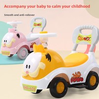 Trottinette à 4 roues pour enfants, à piles, avec télécommande, en plastique, pour garçons et filles de 2 à 4 ans, avec musique