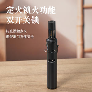 Torche à flamme directe Nurgaz 1800C, flamme bleue, allumage piézoélectrique, double interrupteur, torche de soudage au gaz liquéfié pour la moxibustion - Product Image 1