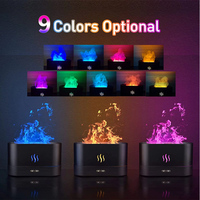 Humidificateur d'air électrique commercial pour hôtel, diffuseur d'arômes d'huiles essentielles noir
