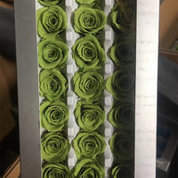 2-3cm Haute Qualité Yunnan Naturel Pour Toujours Éternel Immortel Fleur Tête Préservée Rose en Vente