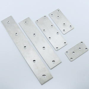 Haidibos <b>Stainless</b> <b>Steel</b> Connecting Plate Straight Lt 80-110mm Hardware Fixing <b>Bracket</b> For General Use - Product Image 3