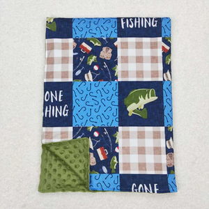 Couverture pour bébé nouveau-né Gone Fishing - Product Image 1