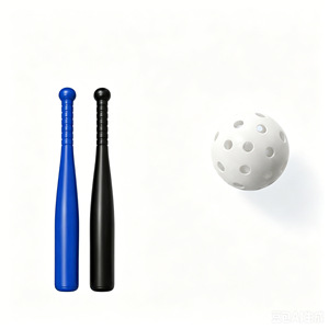 Bâton de baseball rouge pour enfants 76CM, léger, jouet de sport d'extérieur, facile à faire frapper, jeu amusant - Product Image 2