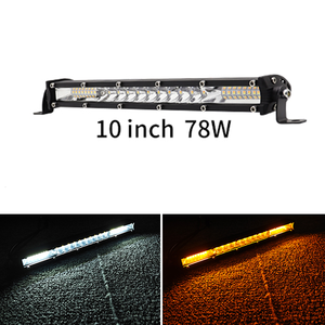 <span class=keywords><strong>Super</strong></span> Slim 10 pouces 78W LED barre de lumière de travail Combo faisceau 4X4 hors route brouillard LED barre tracteur bateau 4WD camion ATV 12V système d'éclairage de voiture - Product Image 4