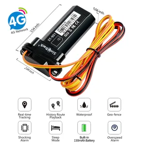 SinoTrack מקצועי 4G WCDMA GPS מעקב שבב קטן ST-901L GPS Tracker עם עמיד למים