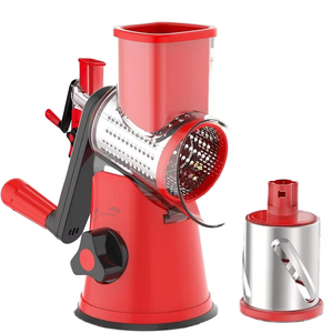 Râpe à fromage rotative 3-en-1 et trancheuse à légumes en acier inoxydable à prix d'usine - Product Image 2