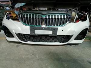 Per BMW <span class=keywords><strong>serie</strong></span> 3 G20 griglia paraurti anteriore e posteriore sopra lampada luce freno con taglio fendinebbia - Product Image 4