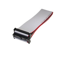 Cable plano personalizado de 20 pines, 2,54mm, UL, 2651, IDC