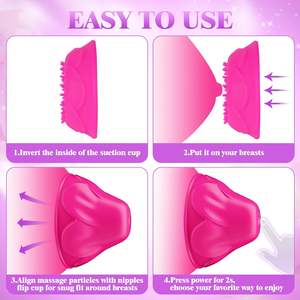 ดิลโด้ไวเบรเตอร์สำหรับผู้หญิงเซ็กซ์ทอยดิลโด้คู่เลสเบี้ยนตุ๊กตาของเล่นกระตุ้นผู้ใหญ่สั่นสะเทือนคลิปไร้สายสีชมพู sucti - Product Image 4