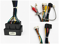 Harness Kabel Daya Navigasi Mobil Volkswagen Golf 7 Kompatibel, PVC Tembaga Berlapis Timah 16-Pin, Kabel Adaptor USB Port USB Pabrik