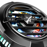Pendingin Ponsel Magnetik Kipas Pendingin RGB Klip Belakang Radiator Ponsel Aksesori Gaming Semikonduktor