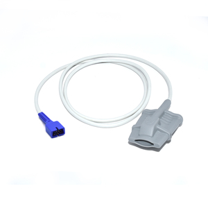 Capteur SpO2 à embout souple compatible Nellcorr DS100A / NPB-3930, connecteur DB 9 broches à connexion directe, pour adulte - Product Image 2