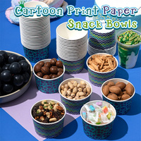 Bols en papier personnalisés, contenants de repas jetables, bols à salade, contenants de service, compatibles micro-ondes et congélateur, contenants à emporter pour aliments chauds et froids