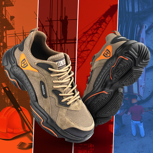 Chaussures de sport légères pour hommes, chaussures de sécurité avec logo personnalisé et embout en acier, vente chaude pour l'été et l'hiver - Product Image 4