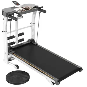 Vente en gros de matériel de musculation multiple Appareil de fitness multifonction pour entraînement cardio Appareil de marche Tapis de course manuel non électrique