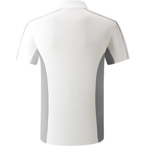 Polo de golf pour homme personnalisé, zippé, séchage rapide, haut de performance athlétique - Product Image 2