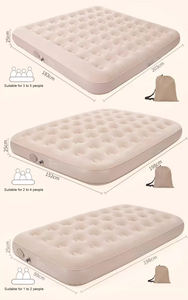 Custom Logo Brevax BY-CQD055 Travel Airbed Modern Design Inflatable <b>Mattress</b> Built-in Pump Outdoor <b>Camping</b> Blow-up Sleeping Pad - Product Image 6