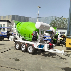 Camión Mezclador de Concreto Remolcable de 3m³ con Motor de Gasolina y Remolque Mezclador de Concreto Multieje - Product Image 6