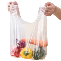 Sac en plastique PE de qualité alimentaire pour le stockage en supermarché, personnalisable, vente chaude