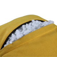 Fibre discontinue de polyester conjugué siliconé blanc brut 3D 64mm à haute ondulation, ignifuge, antistatique, recyclable, pour aiguilles