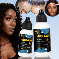 Colle pour perruque à tenue forte, résistante à la transpiration et à l'eau, longue durée, pour fusionner la dentelle, 38ml 60ml 150ml, marque privée