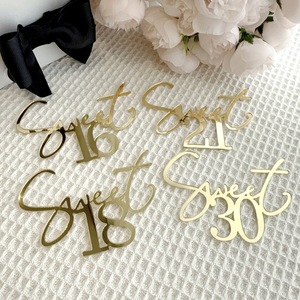 Adornos Acrílicos para Pastel de Cumpleaños con Temática de Miel y Dulzura, para Fiestas de 16, 18, 21 y 30 Años - Product Image 3