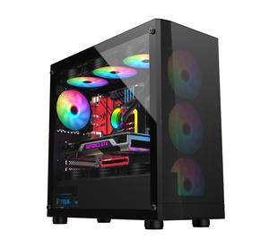 2024 Meilleure vente personnalisé moderne bureau <span class=keywords><strong>Gamer</strong></span> PC ordinateur Micro ATX boîtier boîtier de jeu boîtiers et tours d'ordinateur - Product Image 1
