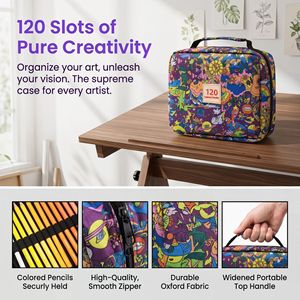 Set di Matite Colorate Bview Art 120 Colori, Kit per Disegno e Colorazione, Forniture Professionali per Artisti, Studenti e <span class=keywords><strong>Adulti</strong></span> - Product Image 2