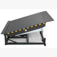 Promotion : Niveleur de pont roulant électrique 10 tonnes, plateforme hydraulique de chargement, élévateur à ciseaux stationnaire, rampe de conteneur pour chariot élévateur