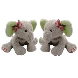 Bán Buôn Tùy Chỉnh 7.5 Inch Dễ Thương Nóng Bán Elephant / Bow Trẻ Em Quà Tặng Mềm Nhồi Plush Đồ Chơi