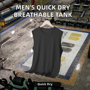 Camiseta sin mangas de malla transpirable de seda helada de alta calidad para hombre, ecológica, de secado rápido, lisa, para gimnasio o uso casual. - Product Image 2