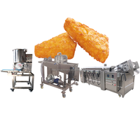 Ligne de production entièrement automatique de galettes de pommes de terre |   Machine industrielle pour la fabrication de snacks et de tartes à la pomme de terre frite