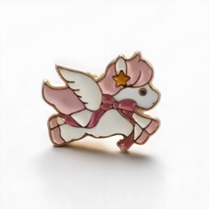 Aangepaste Magische Kleine Rode Hoed Voor Dieren Badges Zacht Email Pinnen Zinklegering Ijzer Metaal Zwart Vernikkelen Uv Afdrukken Voor Geschenken - Product Image 3
